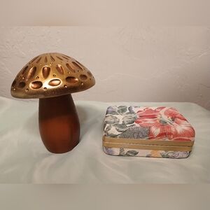 Beautiful Traveling Jewelery Case |80s/90s |Womens Acessories| Floral Pattern